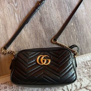 COPY - GG Marmont Shoulder Bag Matelasse Leather Small